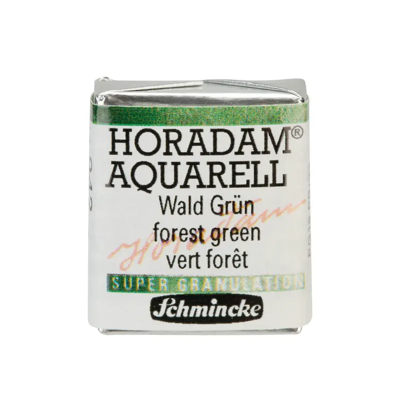 Akvarellvärv HORADAM 1/2 nööp - Forest green