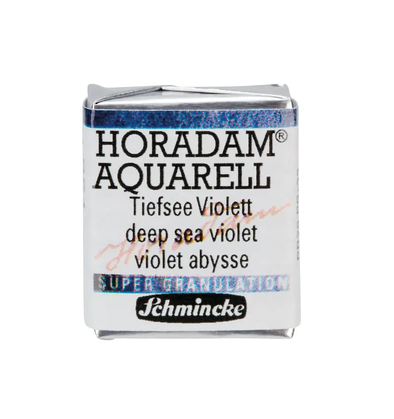 Akvarellvärv HORADAM 1/2 nööp - Deep sea violet