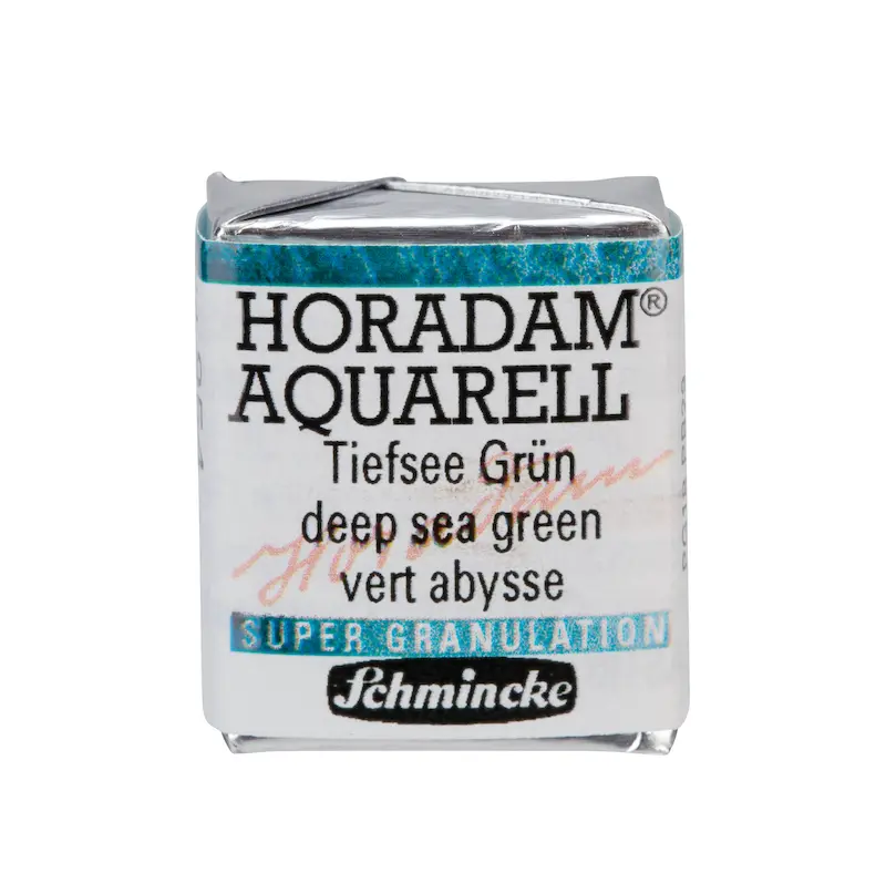 Akvarellvärv HORADAM 1/2 nööp - Deep sea green