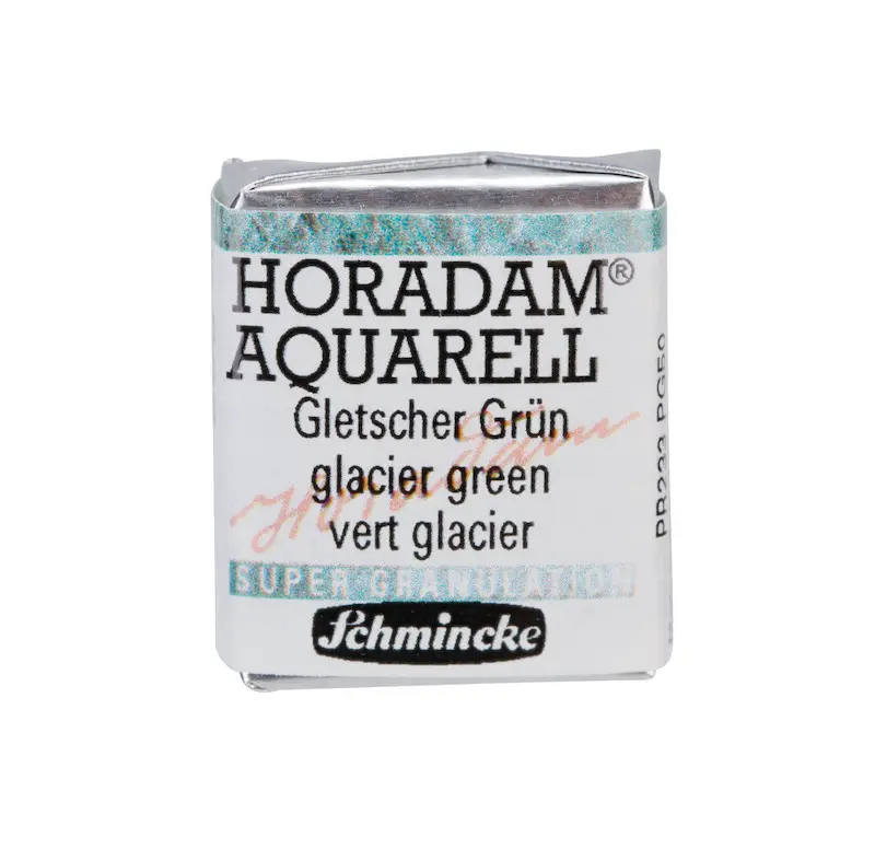 Akvarellvärv HORADAM 1/2 nööp - Glacier green