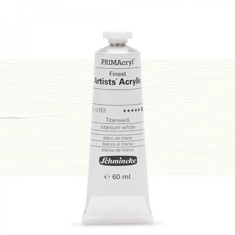 Akrüülvärv PRIMAcryl 60 ml - Titanium white