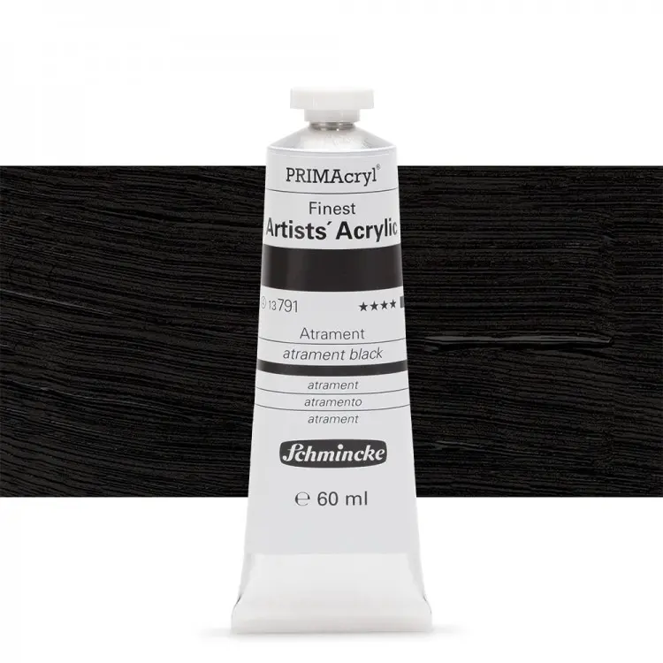 Akrüülvärv PRIMAcryl 60 ml - Atrament black