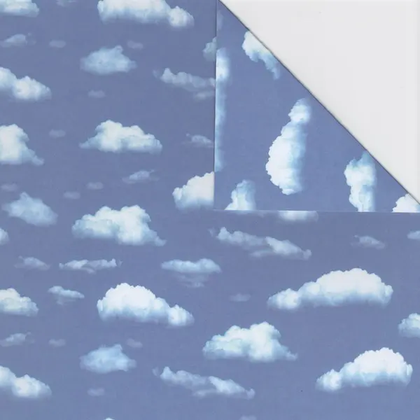 Cardboard with design 300 gsm 49,5 x 68 cm - Clouds