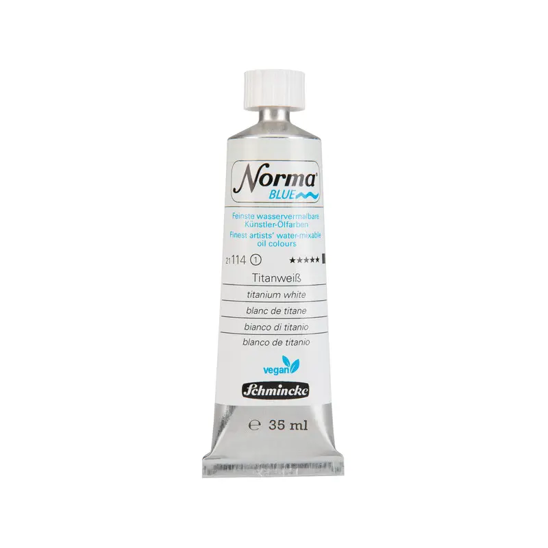 Õlivärv NORMA BLUE 35 ml - Titanium white