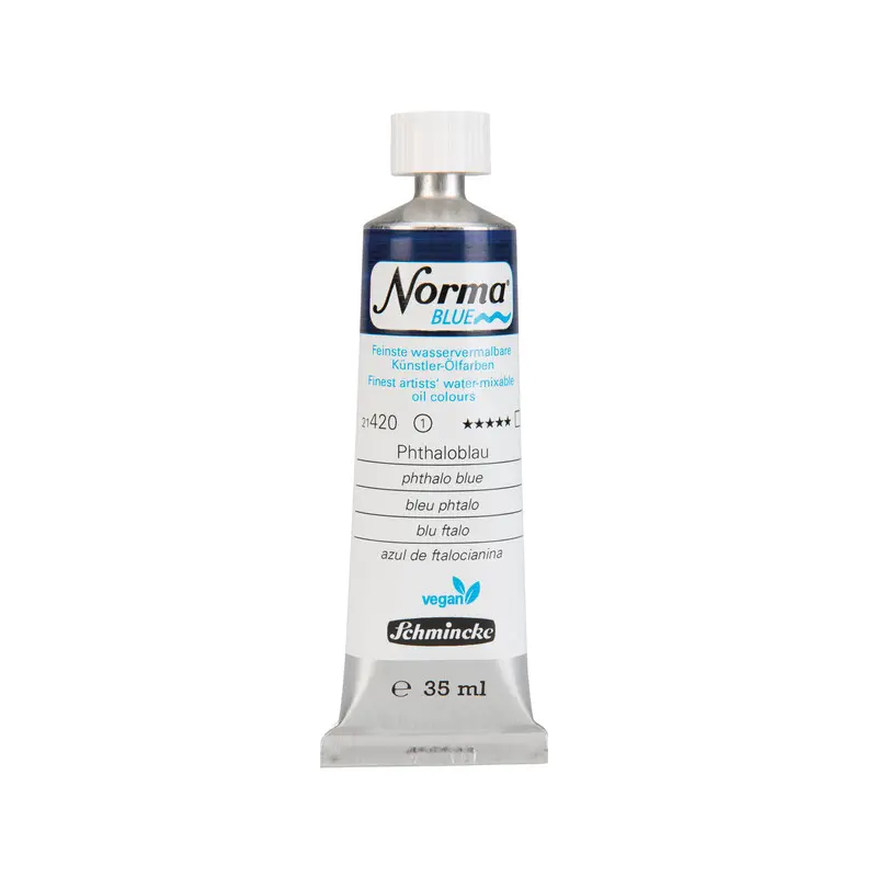 Õlivärv NORMA BLUE 35 ml - Phthalo blue