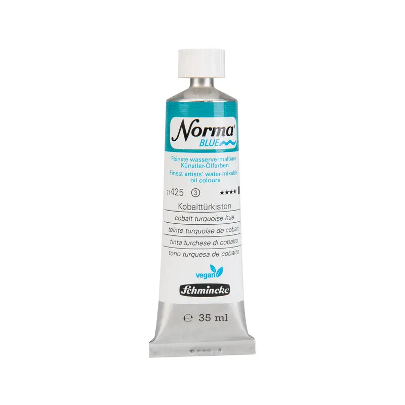 Õlivärv NORMA BLUE 35 ml - Cobalt turquoise hue