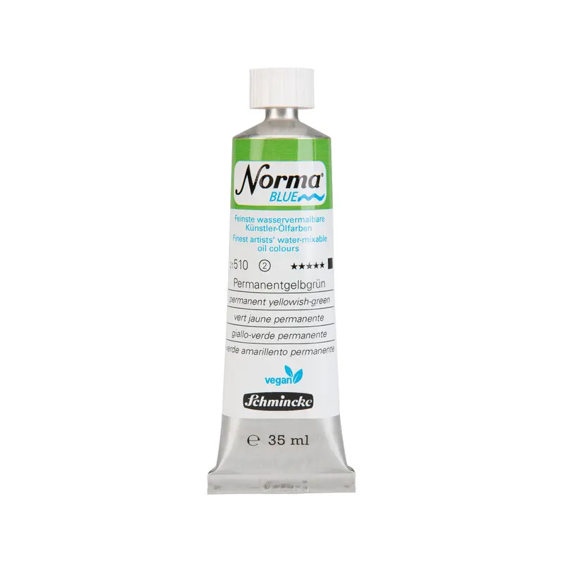 Õlivärv NORMA BLUE 35 ml - Permanent yellowish-green