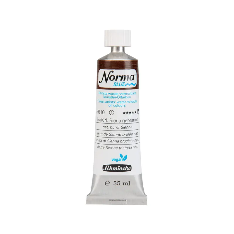 Õlivärv NORMA BLUE 35 ml - Nat. burnt Sienna