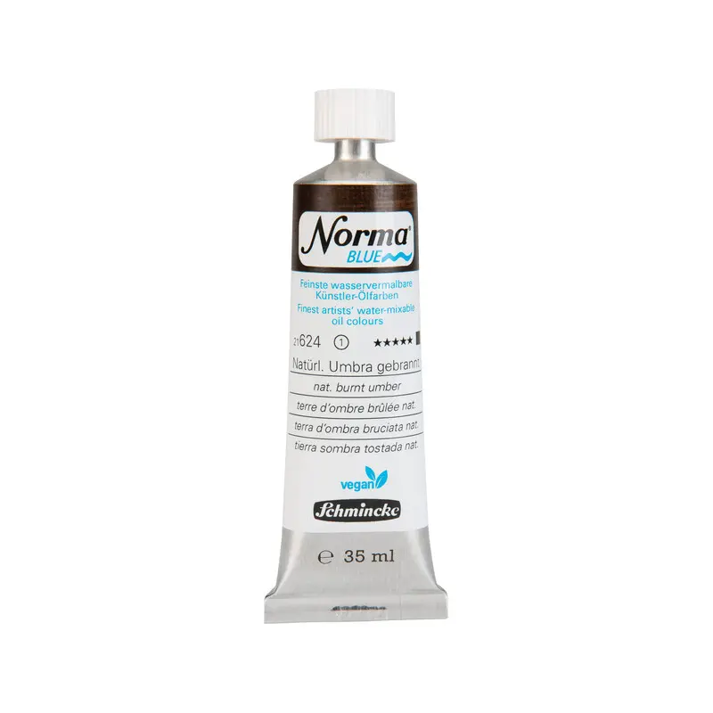 Õlivärv NORMA BLUE 35 ml - Nat. burnt umber