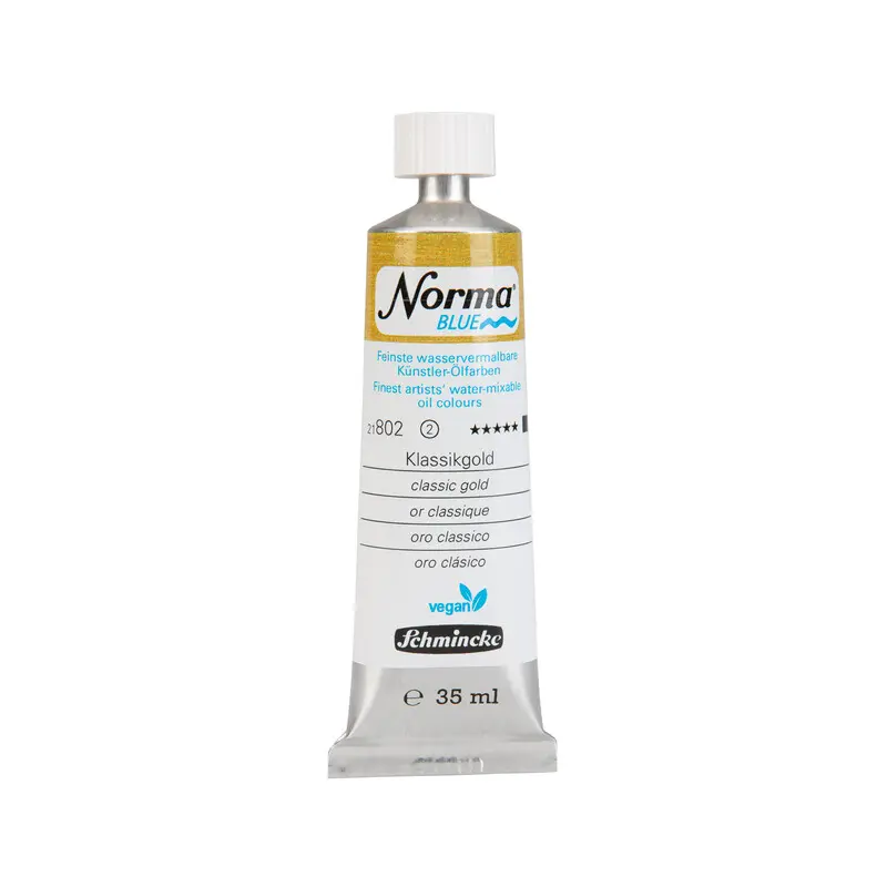 Õlivärv NORMA BLUE 35 ml - Classic gold