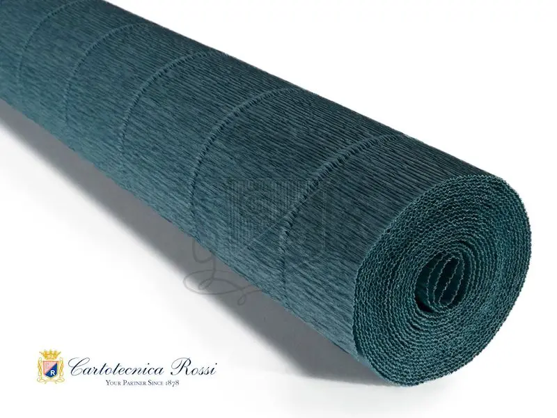 Krepp-paber CLASSIC 180g (144 g/m²) 50 x 250 cm - Teal Blue