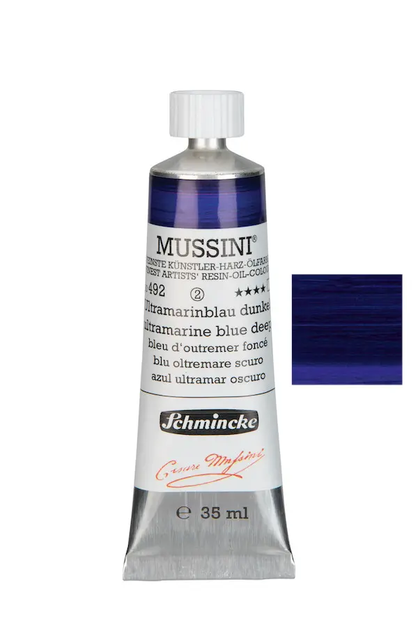 Õlivärv MUSSINI 35 ml - Ultramarine blue deep