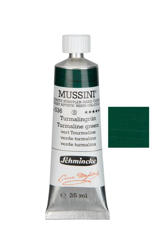 Õlivärv MUSSINI 35 ml - Turmaline green