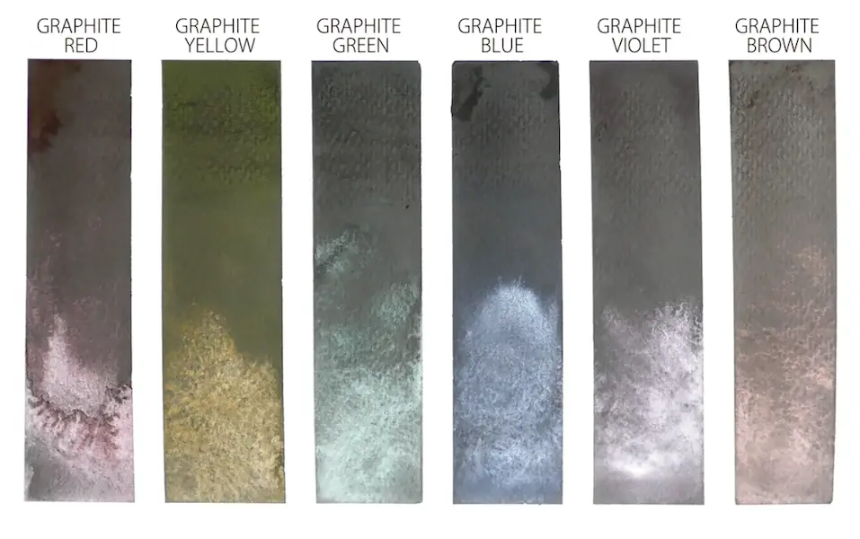 Akvarellvärvid GANSAI TAMBI GRAPHITE COLORS - 6 värvi 