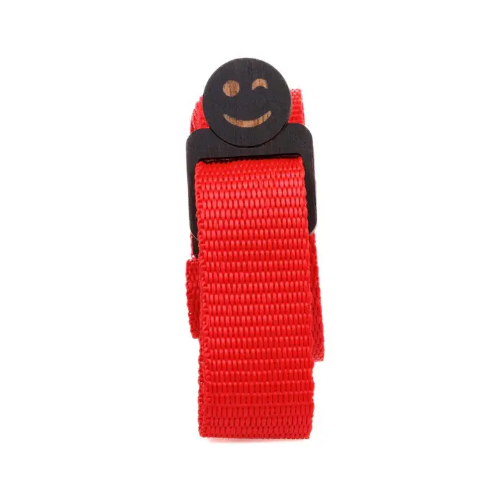 Pinhole Neck Strap - Red