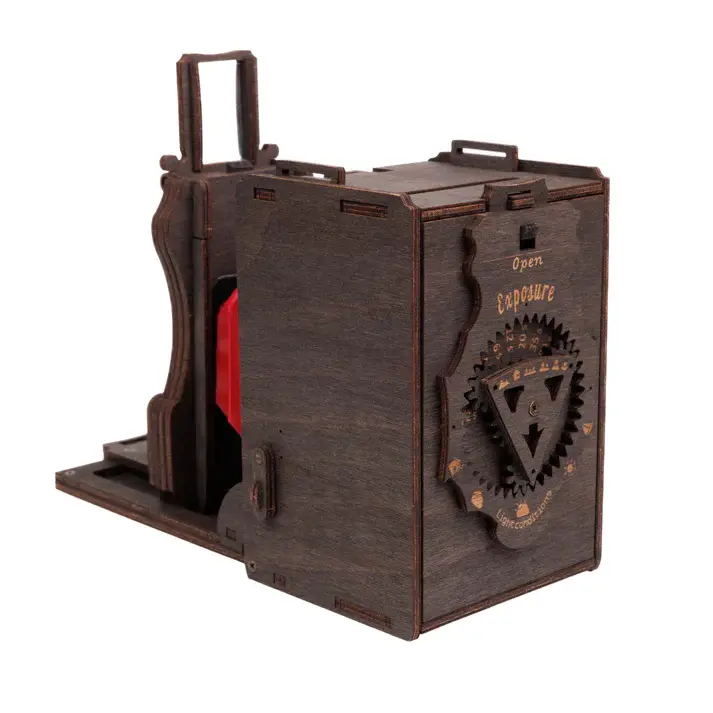 Pinhole Mini DIY Camera Kit - Stained brown