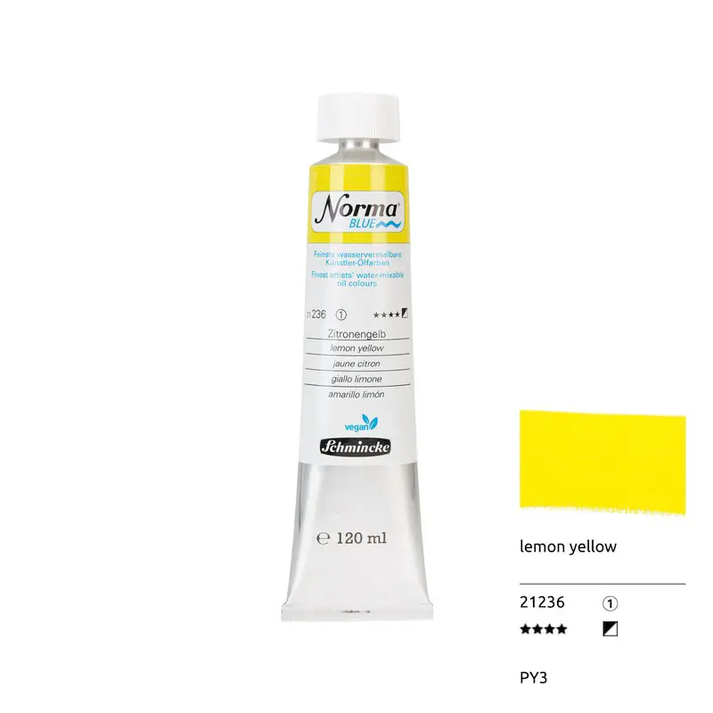 Õlivärv NORMA BLUE 120 ml - Lemon yellow