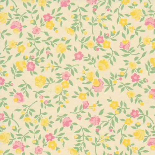 Dekoratiivpaber CARTA VARESE 100 g/m² 50 x 70 cm - Kollased/roosad lilled