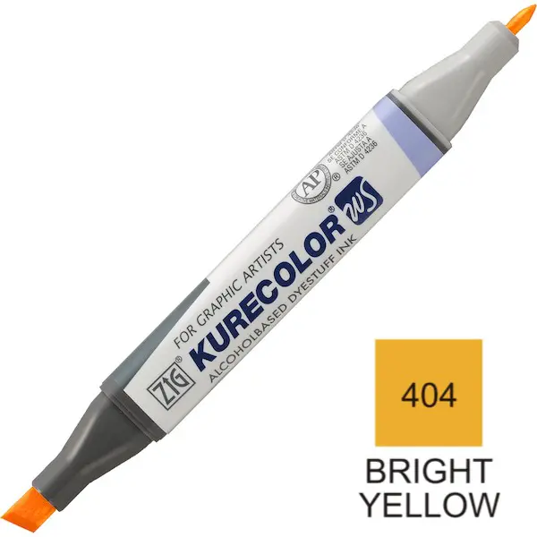 Viltpliiats KURECOLOR  Twin WS - Bright Yellow