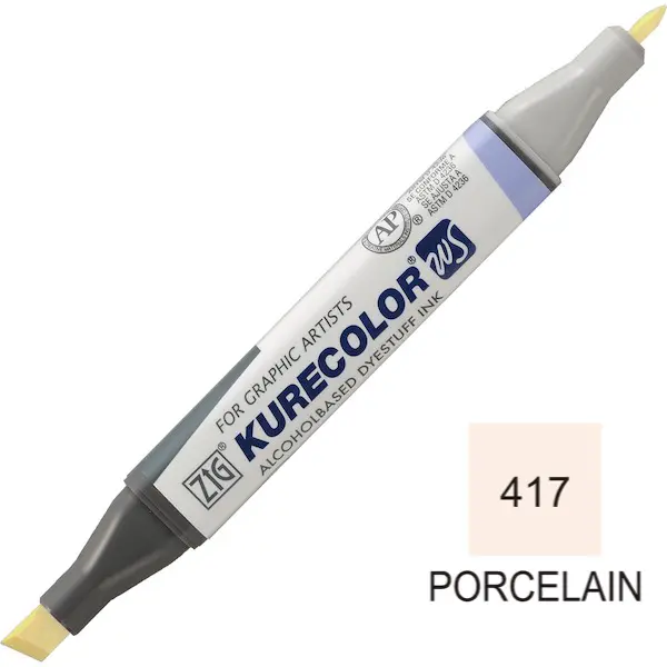 Viltpliiats KURECOLOR  Twin WS - Porcelain