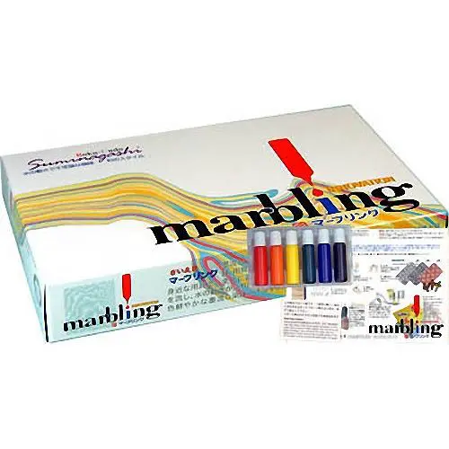 Marmoreerimistint 6 x 12 ml