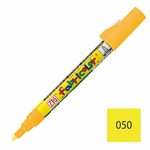 Tekstiilimarker FABRICOLOR 2 mm - Kollane