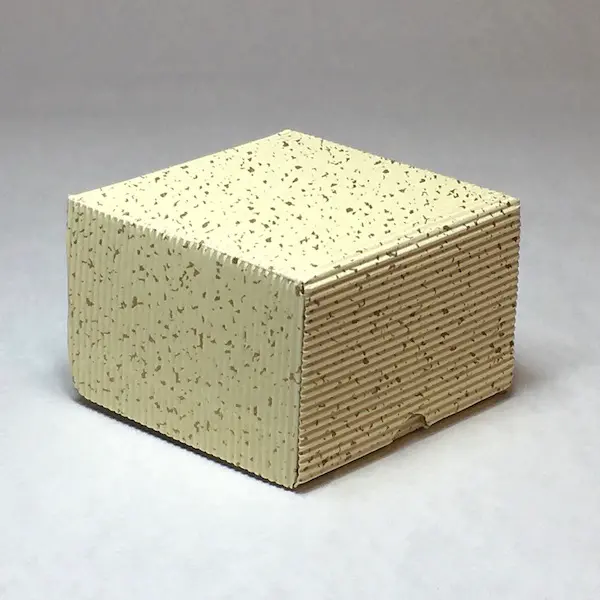 Kinkekarp 9 x 9 x 6 cm - Loodusvalge säbruline DLP