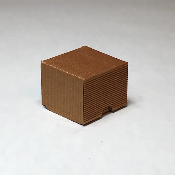 Kinkekarp 5 x 5 x 4 cm - Pronks DLP