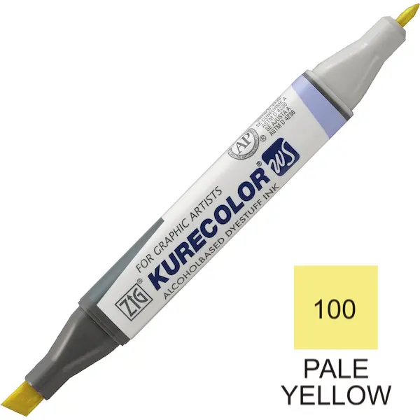 Viltpliiats KURECOLOR  Twin WS - Pale Yellow