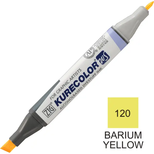 Viltpliiats KURECOLOR  Twin WS - Barium Yellow