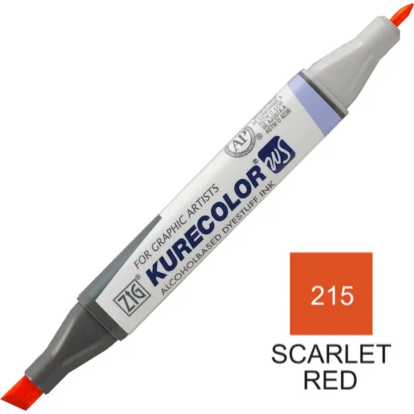 Viltpliiats KURECOLOR  Twin WS - Scarlet Red