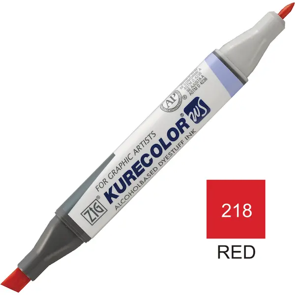 Viltpliiats KURECOLOR  Twin WS - Red