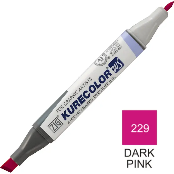 Viltpliiats KURECOLOR  Twin WS - Dark Pink