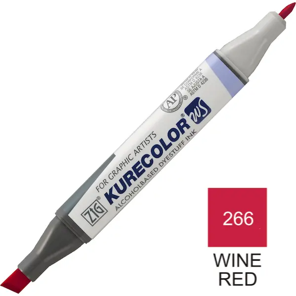 Viltpliiats KURECOLOR  Twin WS - Wine Red