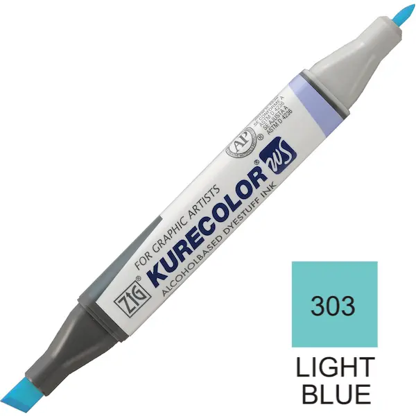 Viltpliiats KURECOLOR  Twin WS - Light Blue