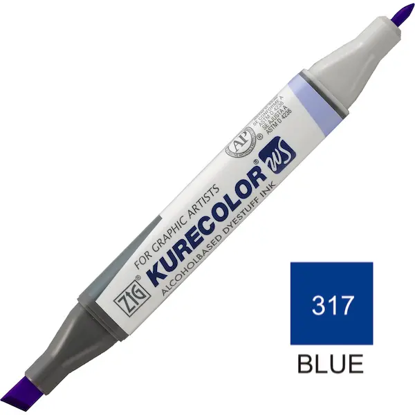 Viltpliiats KURECOLOR  Twin WS - Blue