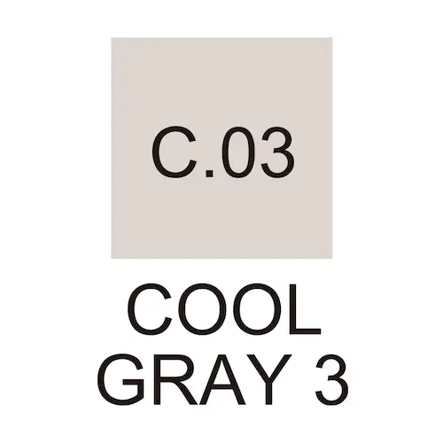 Viltpliiats KURECOLOR  Twin WS - Cool Gray 3