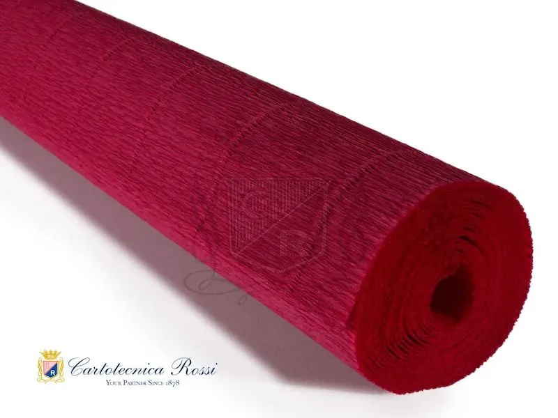 Krepp-paber CLASSIC 180g (144 g/m²) 50 x 250 cm - Carmine Red