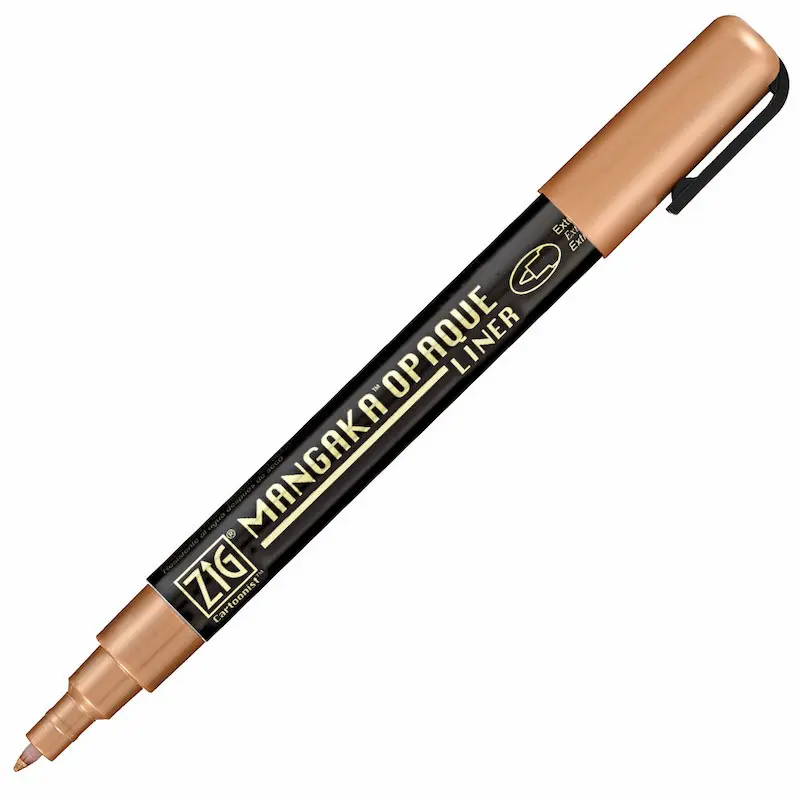 ZIG Cartoonist MANGAKA OPAQUE LINER - Copper