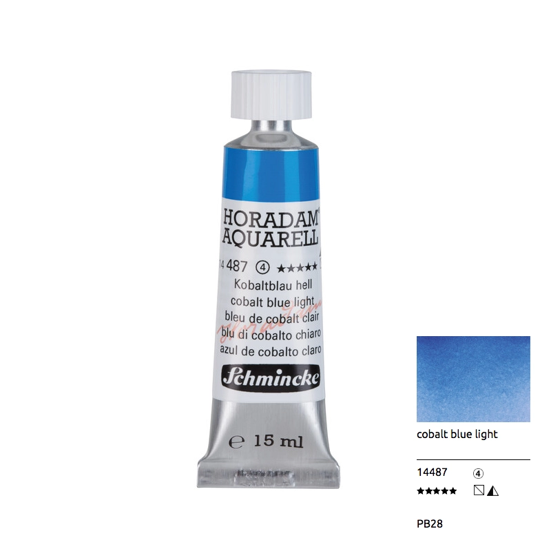 Aquarell colour HORADAM 15 ml - Cobalt blue light
