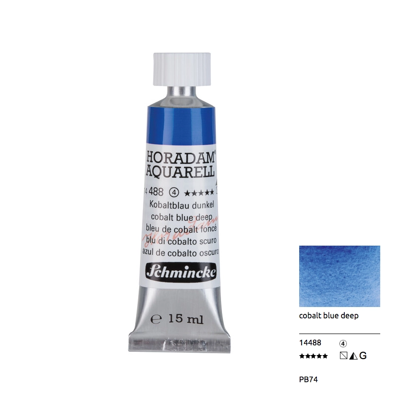 Aquarell colour HORADAM 15 ml - Cobalt blue deep