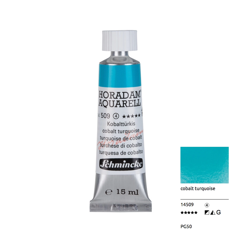 Aquarell colour HORADAM 15 ml - Cobalt turquoise