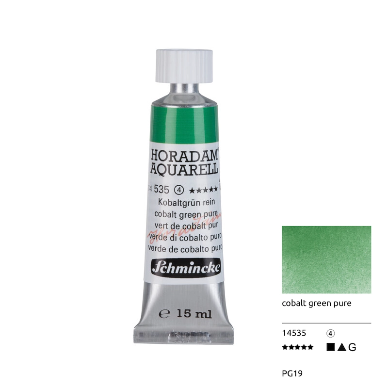 Aquarell colour HORADAM 15 ml - Cobalt green pure