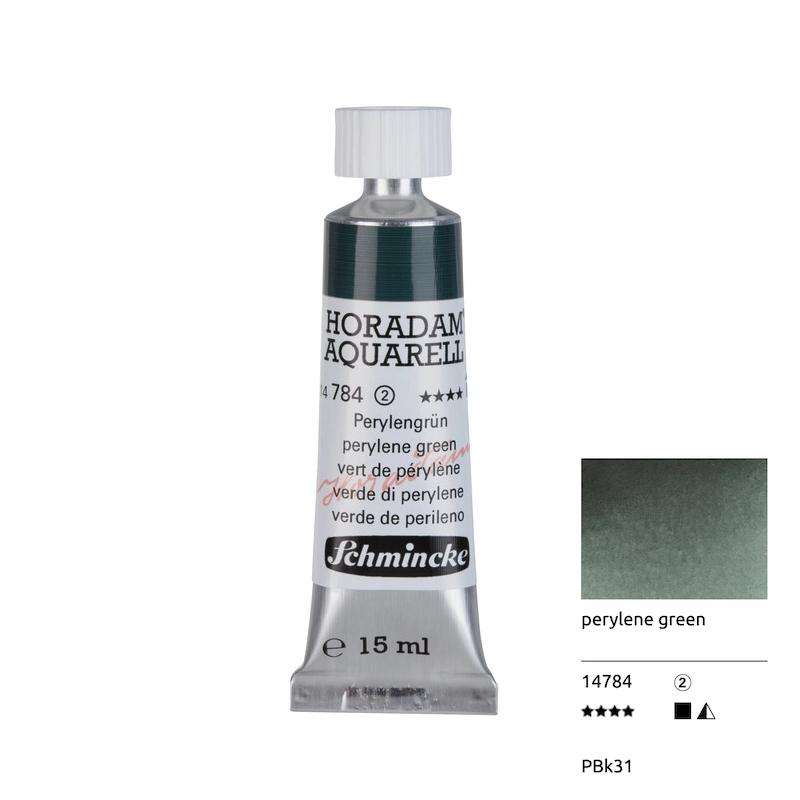 Aquarell colour HORADAM 15 ml - Perylene green