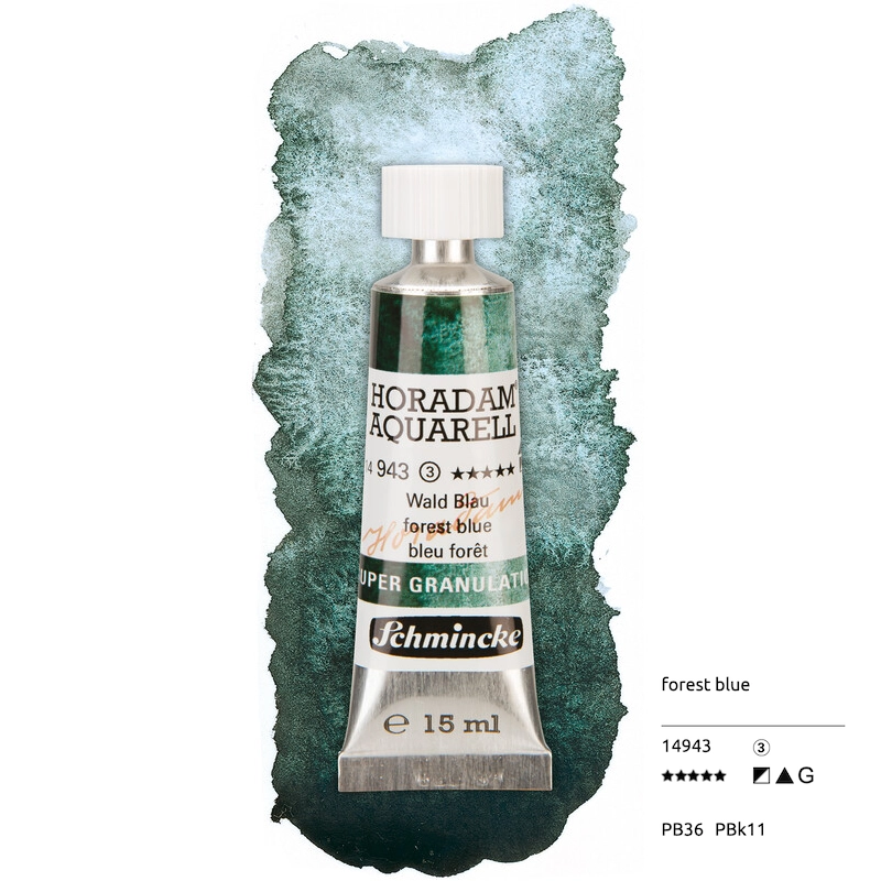 Aquarell colour HORADAM 15 ml - Forest blue