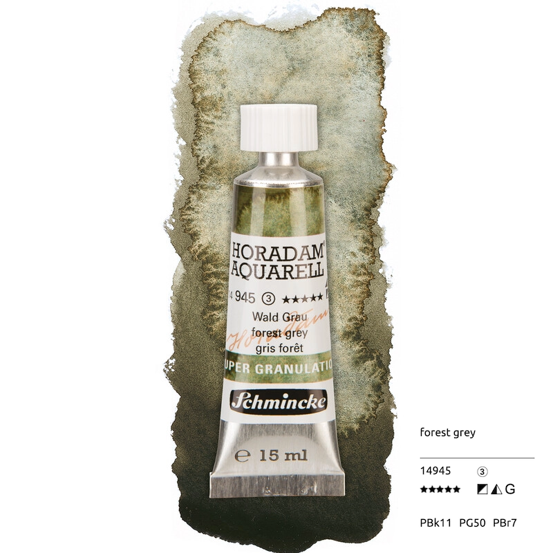 Aquarell colour HORADAM 15 ml - Forest grey