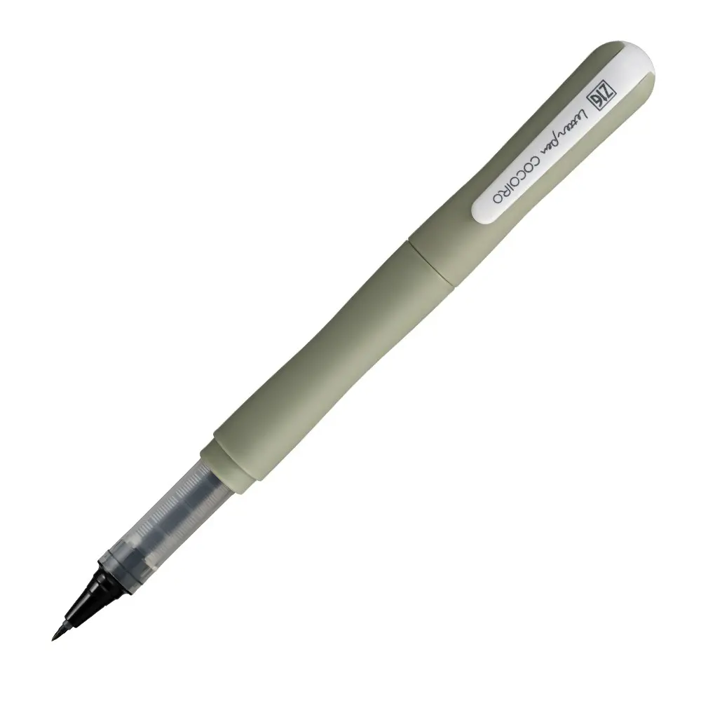 Letter pen COCOIRO EXTRA FINE black ink - Smoky olive