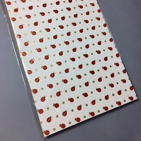 Notepad ROSSI 1931 120 gsm 15 x 21 cm 50 white sheets - Ladybugs