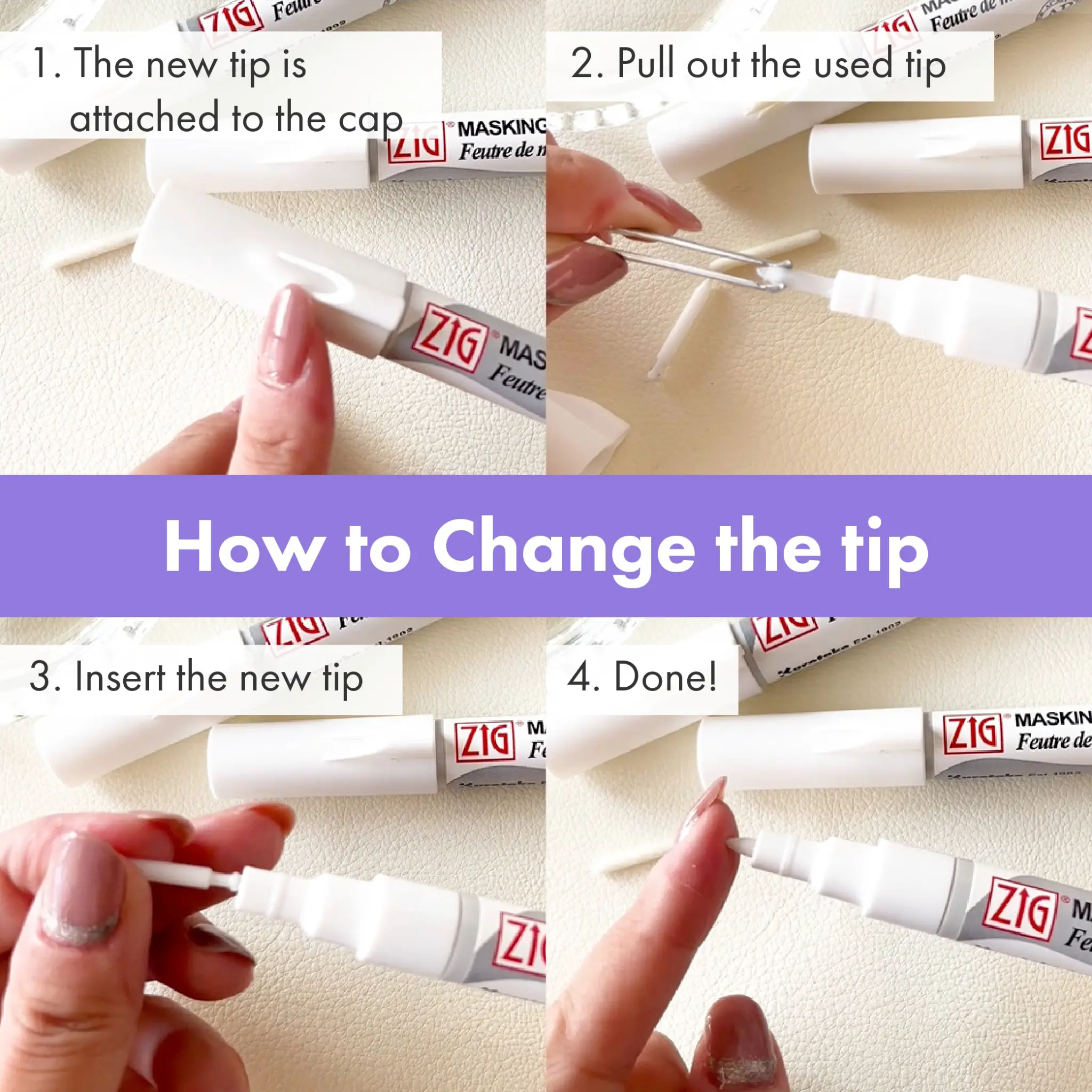Masking Writer FINE - White