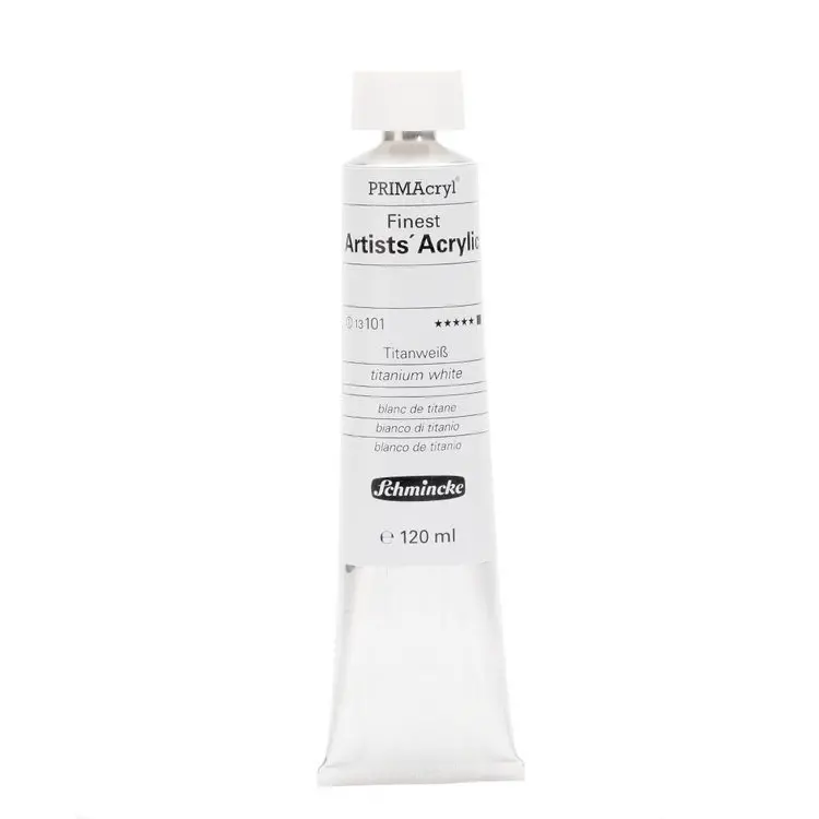 Akrüülvärv PRIMAcryl 120 ml - Titanium white